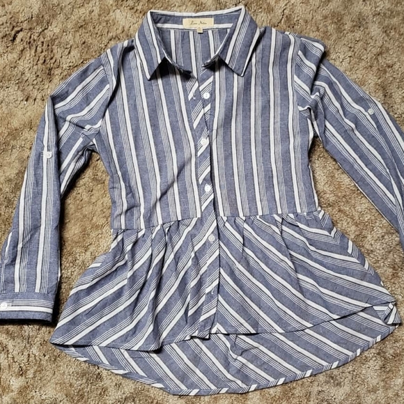 Love Notes Peplum Blouse - Picture 1 of 1